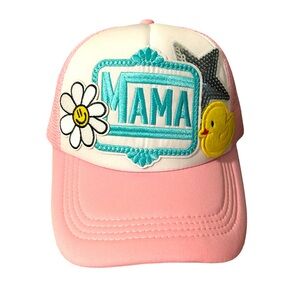🌸Custom made by Nicole🌸 Trucker hat w/Patches